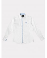 CAMISA SMKIDS AZUL BB CNTRST