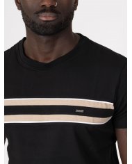 T-SHIRT SMK BEGE PRETO