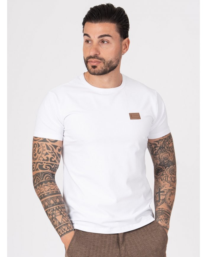 T-SHIRT SMK CHAPA CAMEL