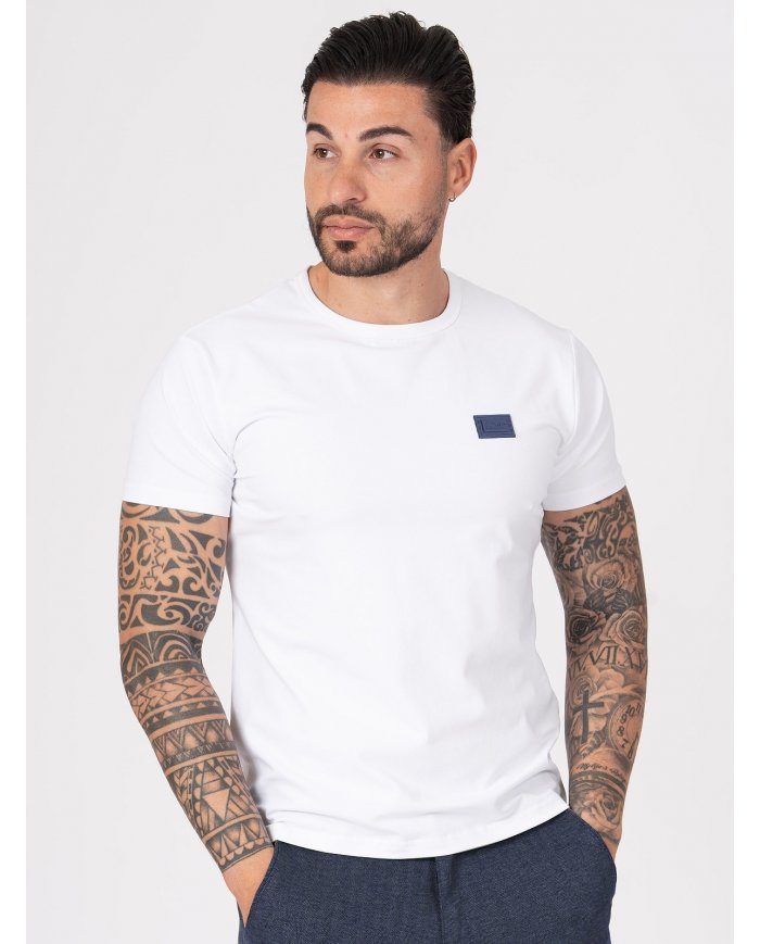 T-SHIRT SMK CHAPA MARINHO