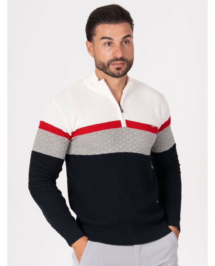 CAMISOLA SMK LISTADA MARINHO