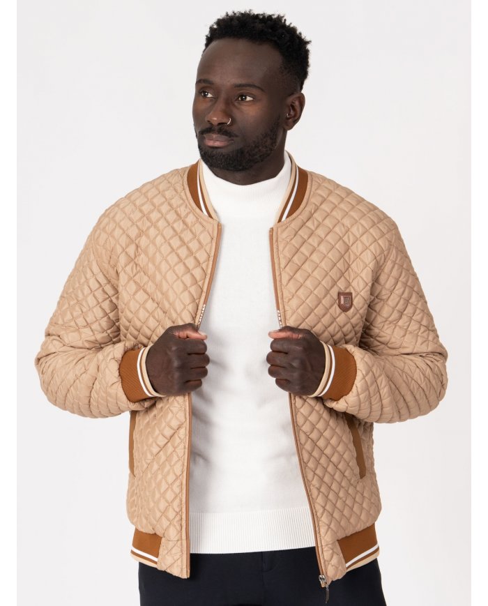 BLUSAO SMK LOSANGO CAMEL