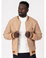 BLUSAO SMK LOSANGO CAMEL