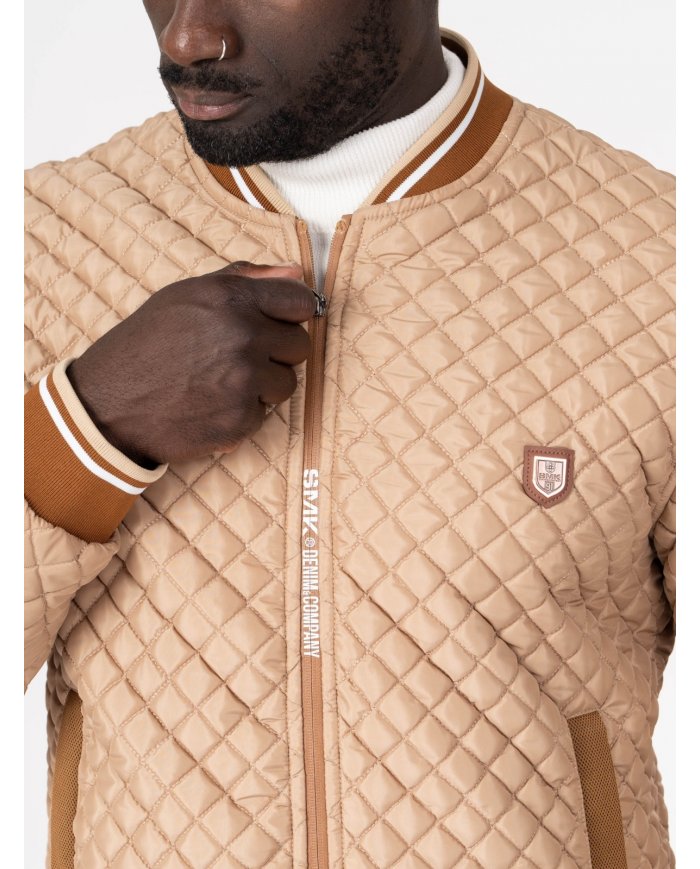 BLUSAO SMK LOSANGO CAMEL