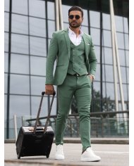 blazer verde slim fit masculino