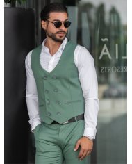 colete verde garrafa homem SMK elegant