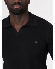 POLO SMK TRICOT V PRETO