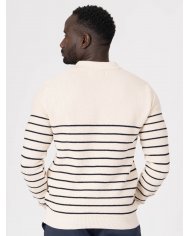 POLO SMK TRICOT RISCAS PEROLA