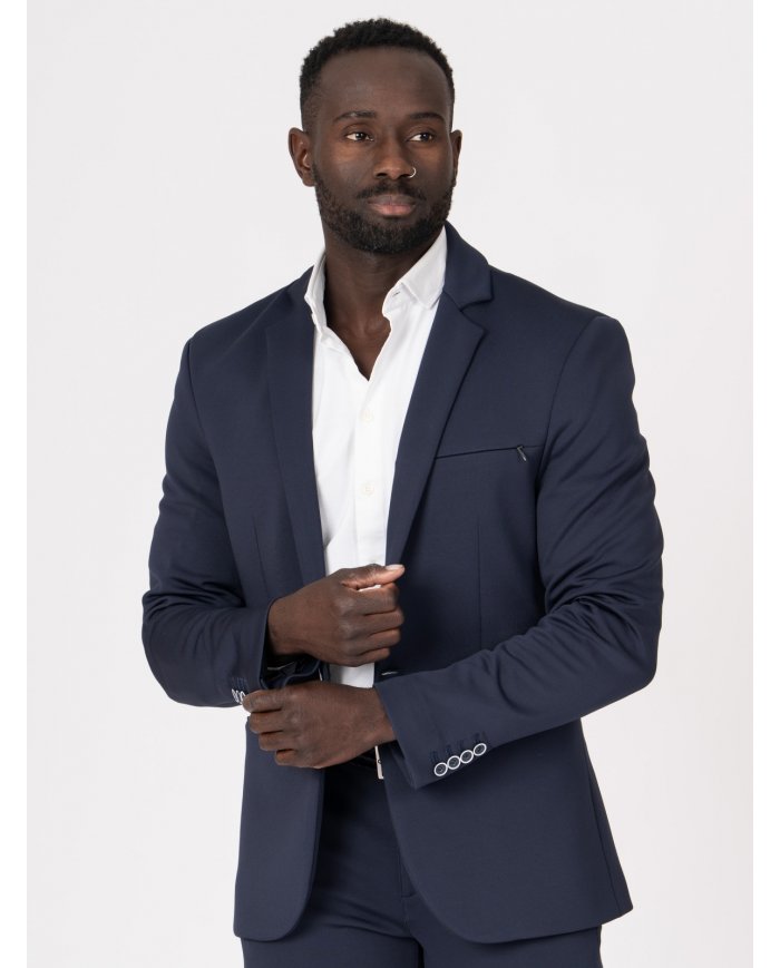 BLAZER SMK COULEUR MARINE