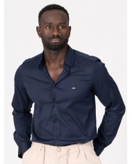 camisa azul marinho homem SMK