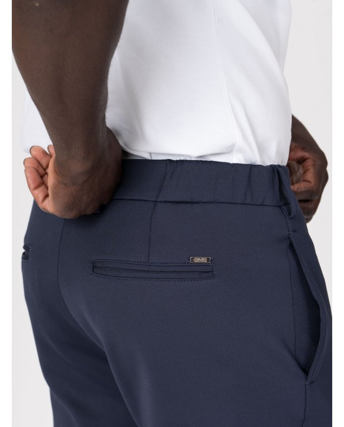 CALÇA SMK COM CORDÃO MARINHO
