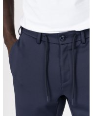 CALÇA SMK COM CORDÃO MARINHO