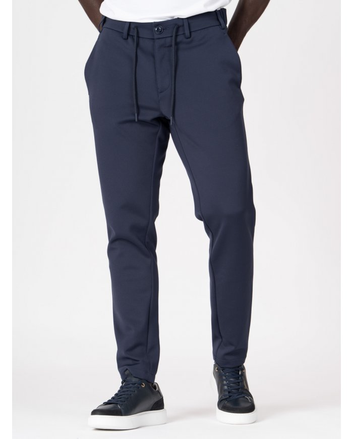 CALÇA SMK COM CORDÃO MARINHO