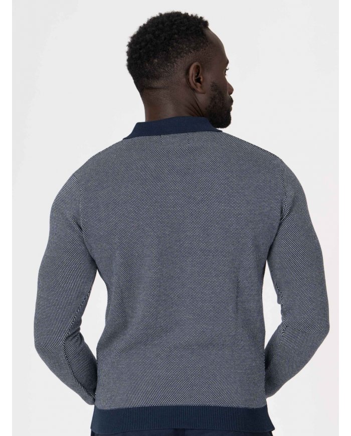 POLO SMK TRICOT BOTOES MARINHO