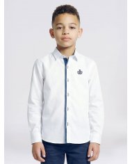 CAMISA SMKIDS AZUL CNTRST