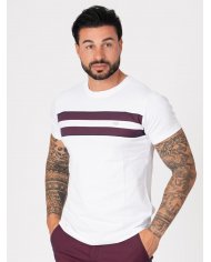 T-SHIRT SMK BASICA GOLA V SLIM FIT