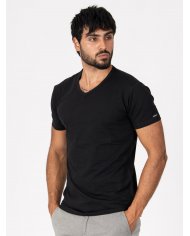 T-SHIRT SMK BASICA GOLA V SLIM FIT