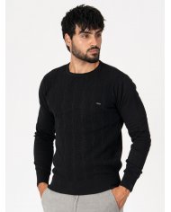 POLO SMK TRICOT QUADRADOS PÉROLA
