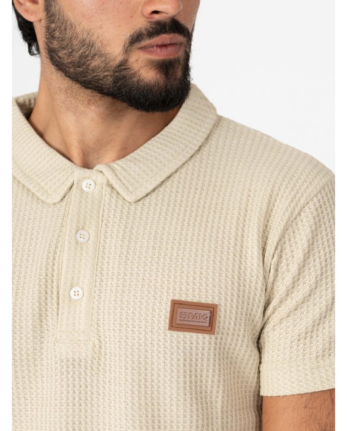 POLO SMK MALHA WAFFLES