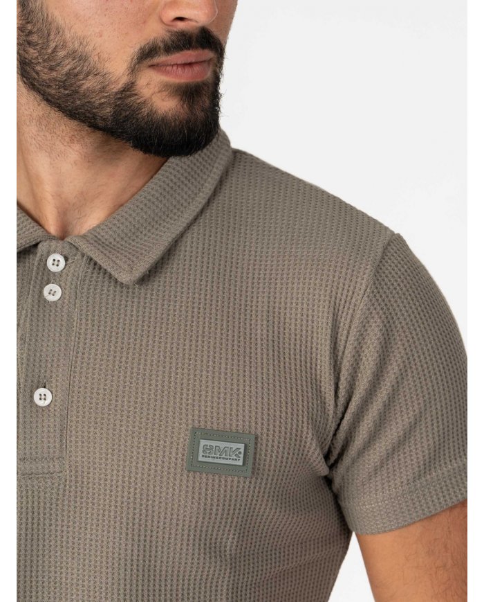 POLO SMK MALHA WAFFLES