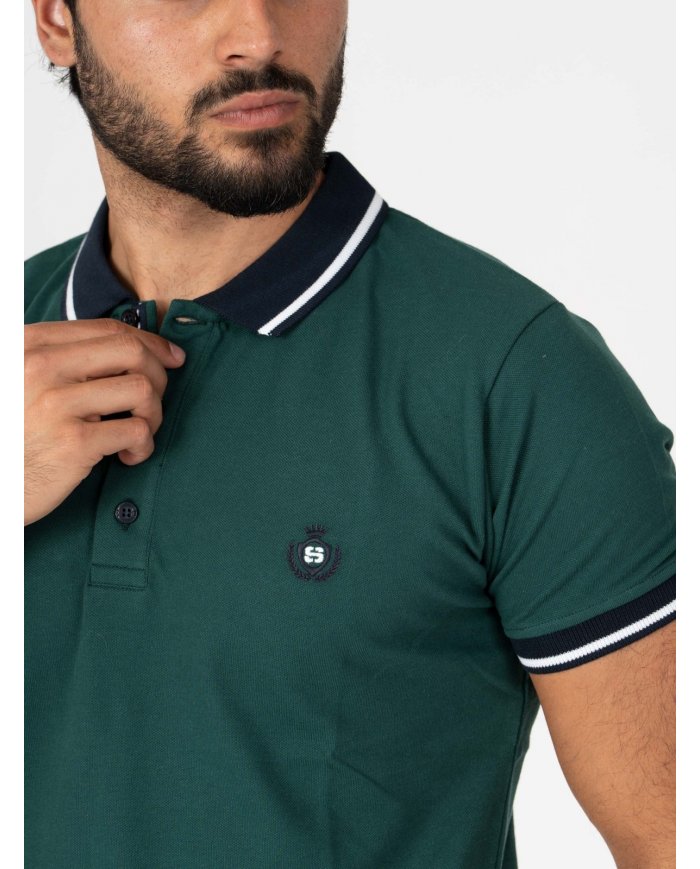 POLO SMK PIQUET VERDE AME