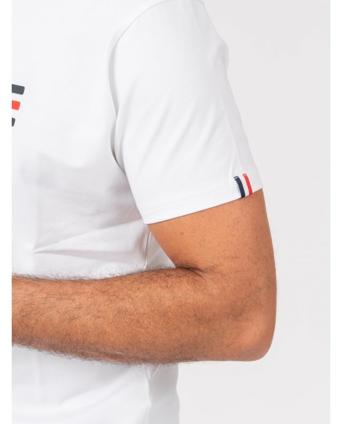 T-SHIRT SMK LISTAS BRANCO