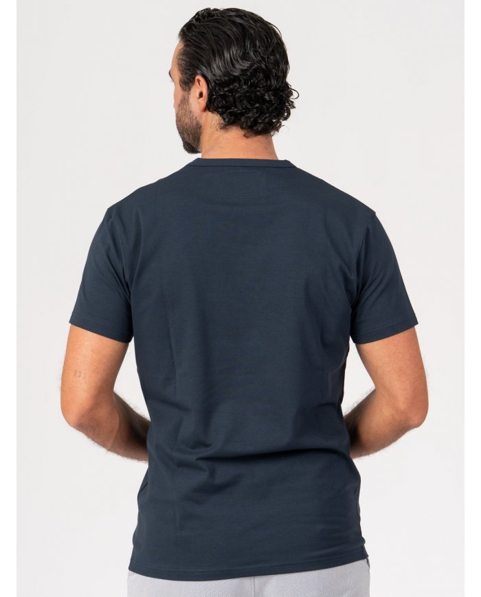 T-SHIRT SMK LISTAS MARINHO