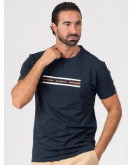 T-SHIRT SMK LISTAS MARINHO