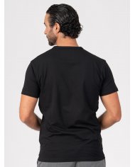 T-SHIRT SMK LISTAS PRETO