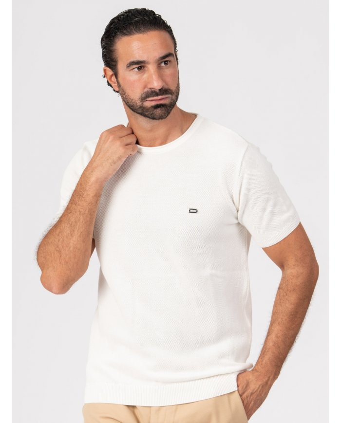 T-SHIRT SMK TRICOT PIQUET PEROLA