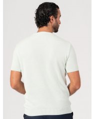 T-SHIRT SMK TRICOT PIQUET VERDA AGUA