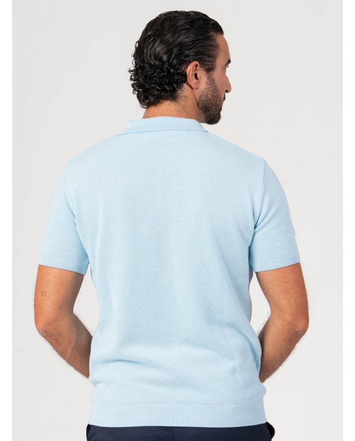 POLO SMK TRICOT PIQUET AZUL BEBE