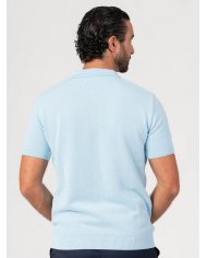 POLO SMK TRICOT PIQUET AZUL BEBE