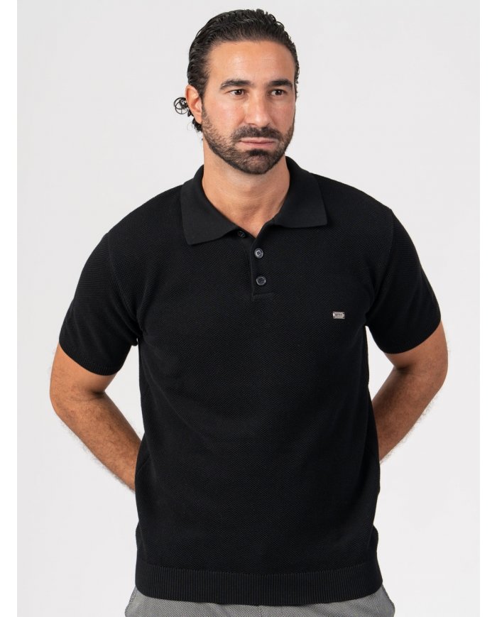 POLO SMK TRICOT PIQUET PRETO
