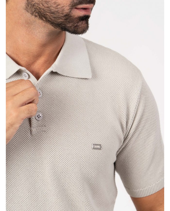 POLO SMK TRICOT PIQUET GELO