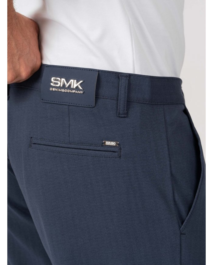 CALÇA SMK GLOBAL SLIM MARINHO
