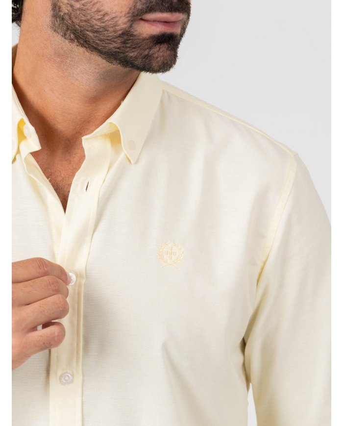 CAMISA SMK OXFORD AMARELO