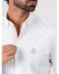 CAMISA SMK46 BRANCO BEGE