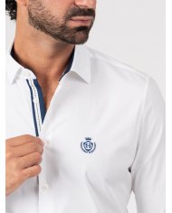 CAMISA SMK46 BRANCO AZULAO