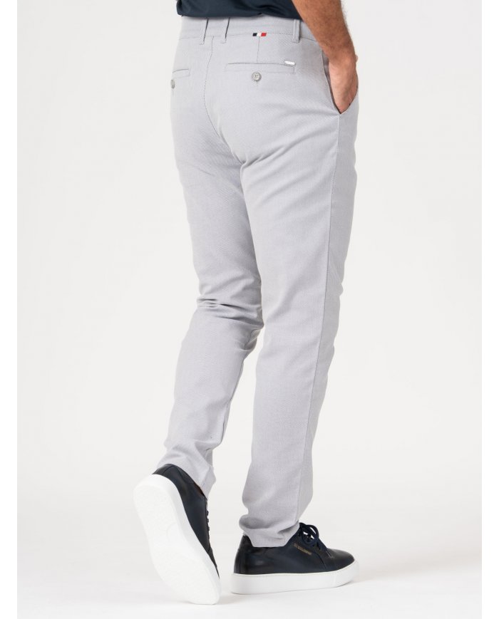 CALÇA CHINO REG/FIT SMK46 AZ/BR