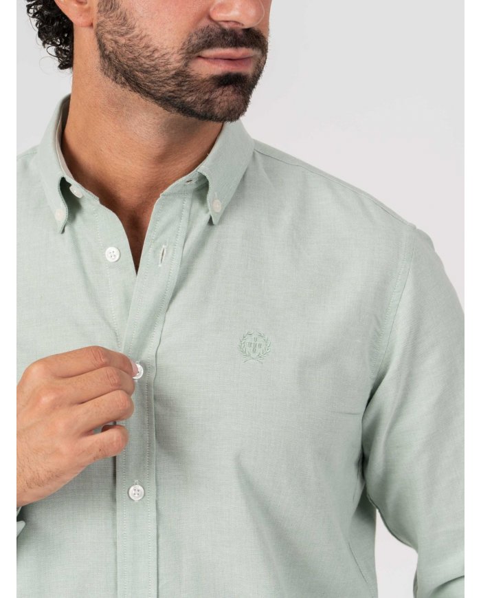 CAMISA SMK OXFORD VERDE AGUA