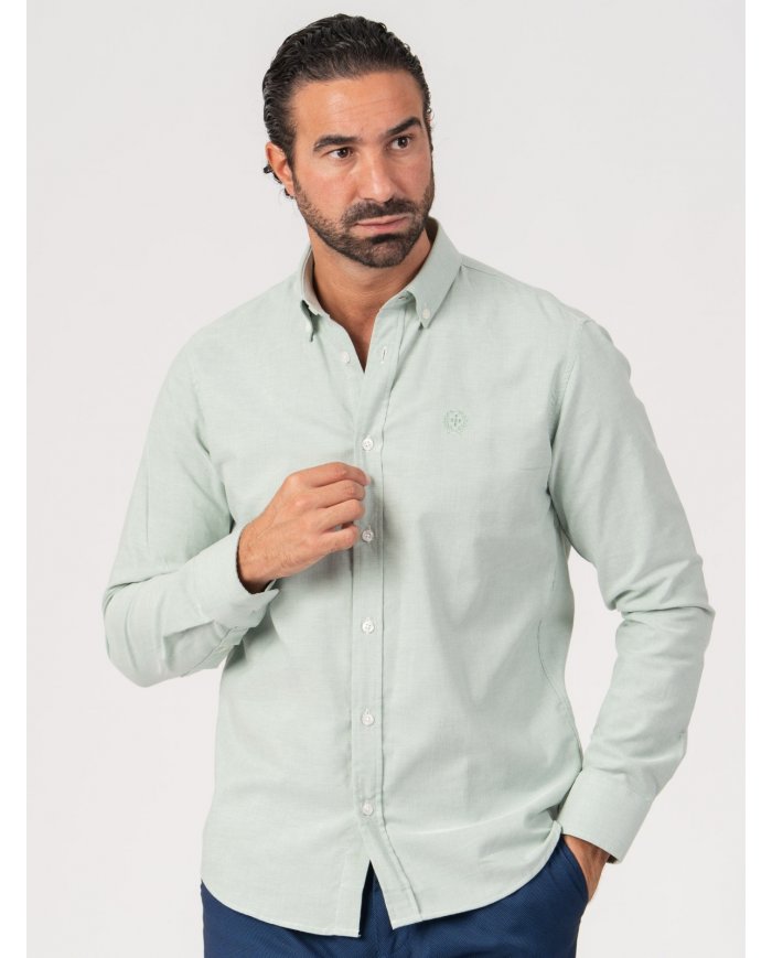 CAMISA SMK OXFORD VERDE AGUA