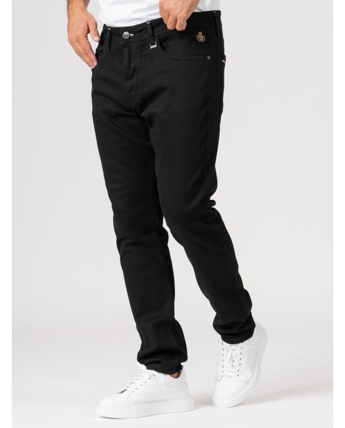 CALÇA SMK DENIM NEGRO REGULAR
