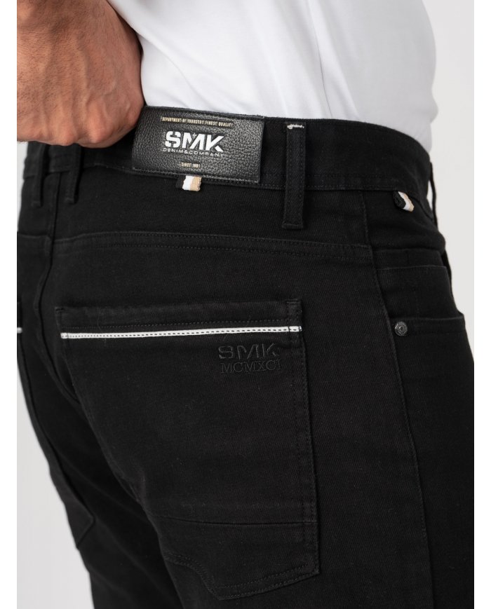 CALÇA SMK DENIM NEGRO REGULAR