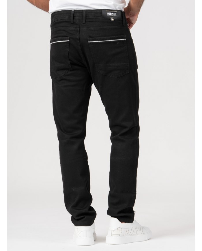 CALÇA SMK DENIM NEGRO REGULAR