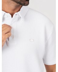 POLO SMK WAFFLE REG FIT BRANCO