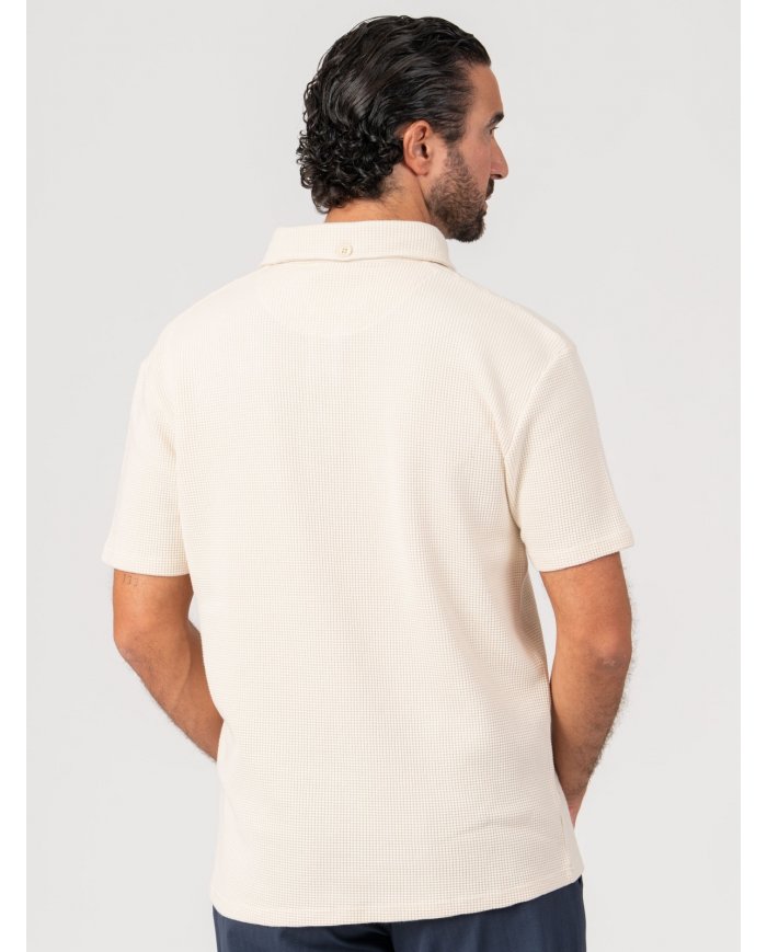 POLO SMK WAFFLE REG FIT AREIA