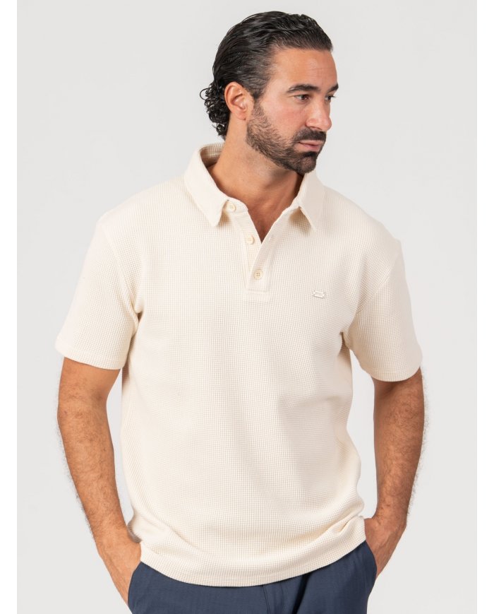 POLO SMK WAFFLE REG FIT AREIA
