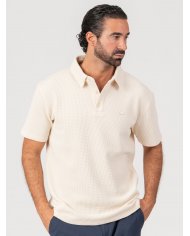 POLO SMK WAFFLE REG FIT AREIA