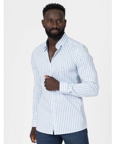 CAMISA SMK RISCA FINA AZUL